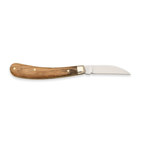 Ettrick - 60mm Blade - Whisky Barrel Oak Handle