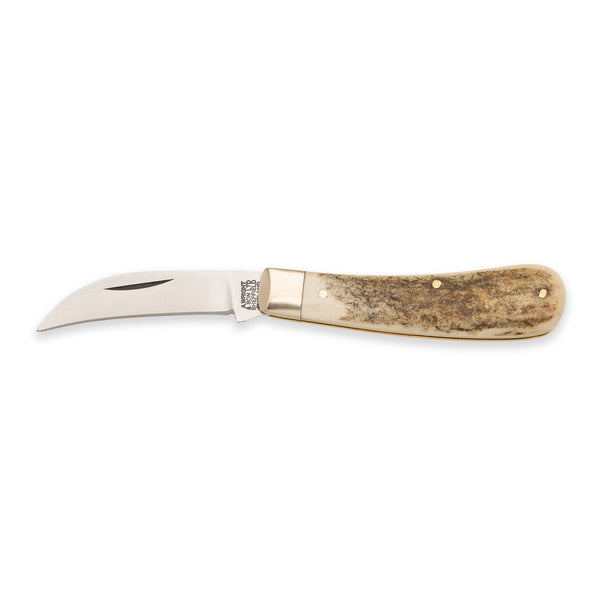 Peach Pruner - 60mm Blade - Stag Antler Handle