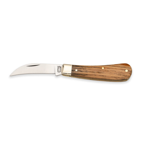 Peach Pruner - 60mm Blade - Whisky Barrel Oak Handle