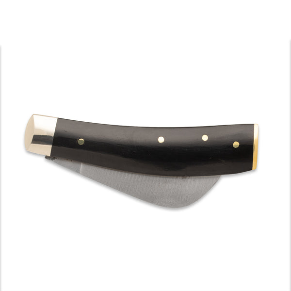 3 1/2" Pruner End Cap - 71mm Blade - Buffalo Horn Handle