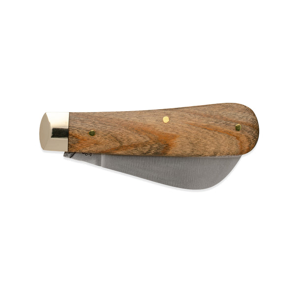 Pruner - 74mm Blade - Olive Wood Handle