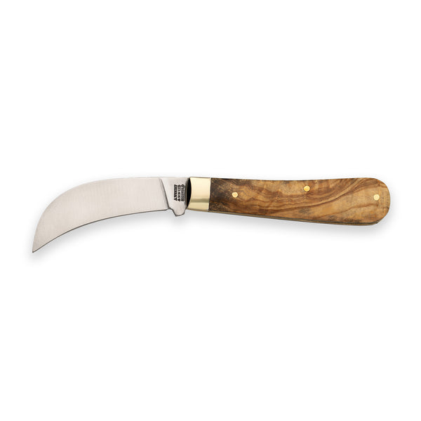 Full Pruner - 75mm Blade - Olive Wood Handle