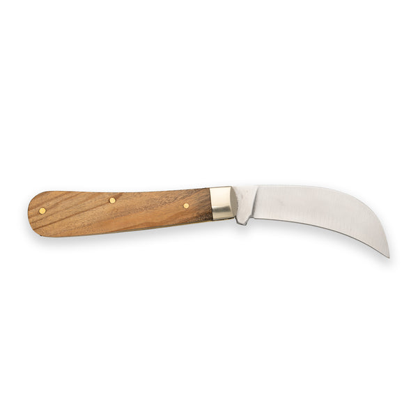 Full Pruner - 75mm Blade - Olive Wood Handle