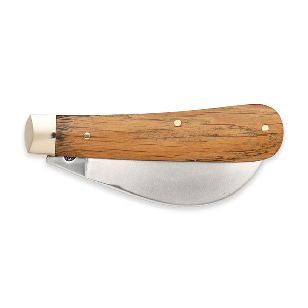 Full Pruner - 75mm Blade - Whisky Barrel Oak Handle
