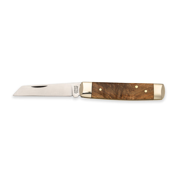 Senator - 71mm Blade - Olive Wood Handle with Chased Workback