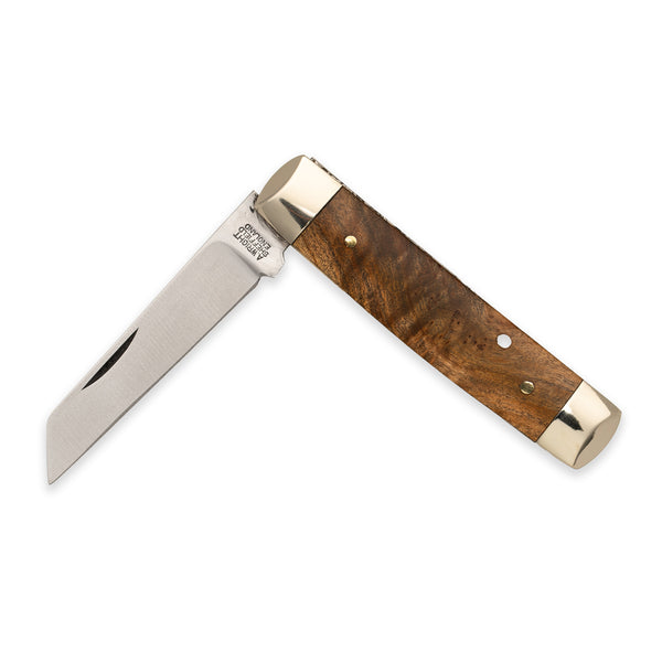 Senator - 71mm Blade - Olive Wood Handle with Chased Workback