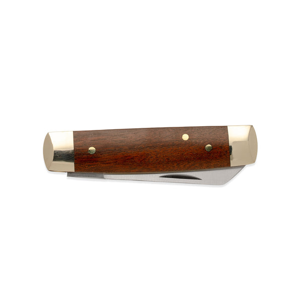 Senator - 71mm Blade - Snakewood Handle with Chased Workback