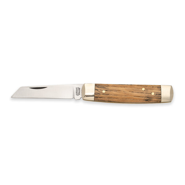 Senator - 71mm Blade - Whisky Barrel Oak Handle