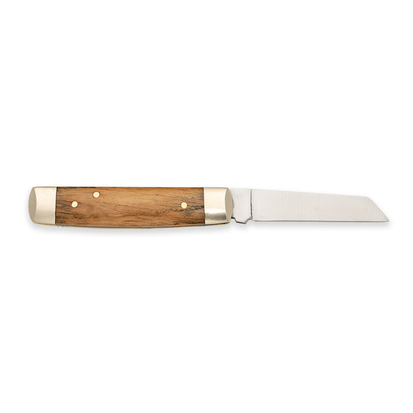 Senator - 71mm Blade - Whisky Barrel Oak Handle