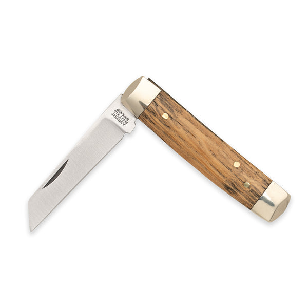 Senator - 71mm Blade - Whisky Barrel Oak Handle