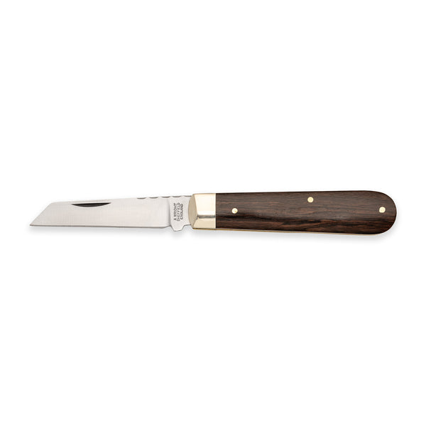3 1/2" Lambfoot - 71mm Blade - Ebony Handle with Traditional Workback