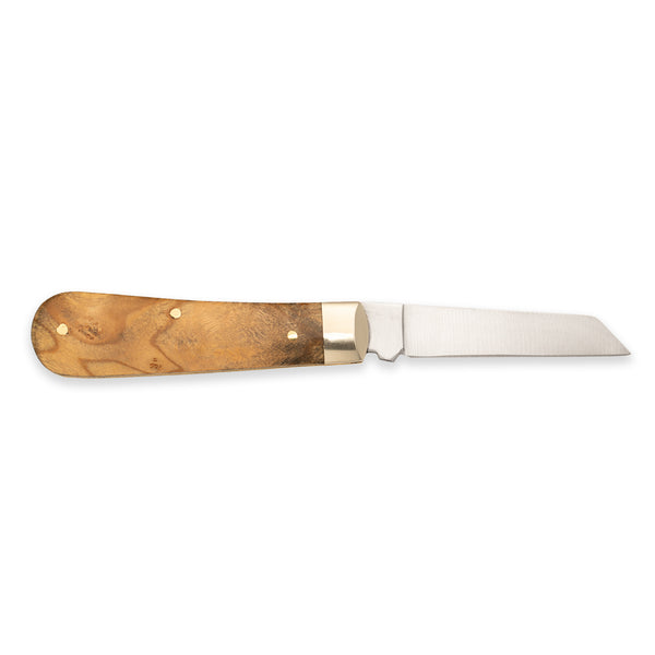 3 1/2" Lambfoot - 71mm Blade - Olive Wood Handle
