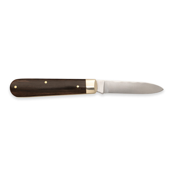 Spearpoint - 71mm Blade - Ebony Handle