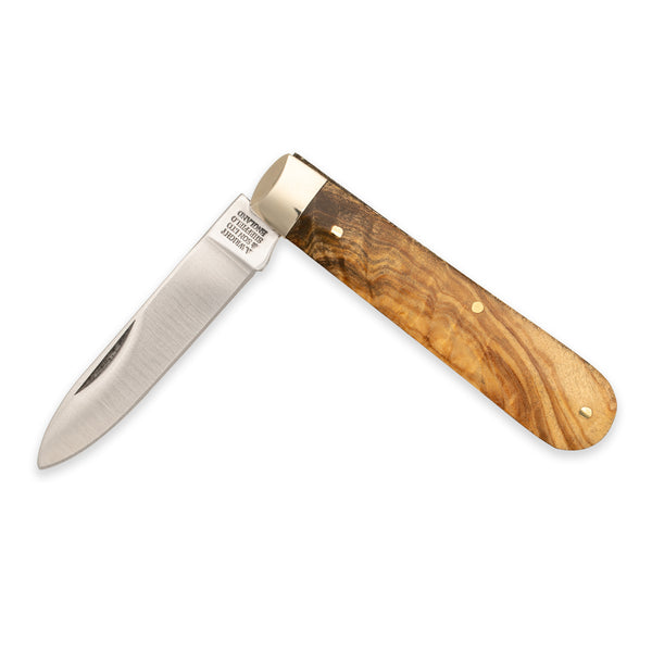 Spearpoint - 71mm Blade - Olive Wood Handle