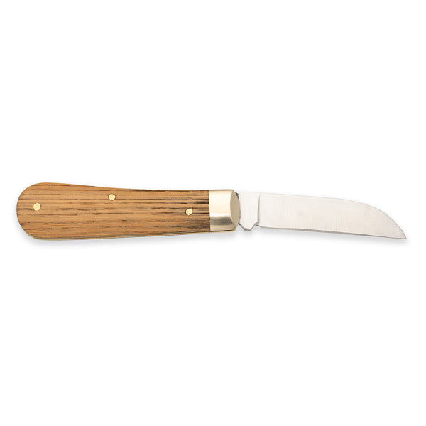 Tackler - 71mm Blade - Whisky Barrel Oak Handle
