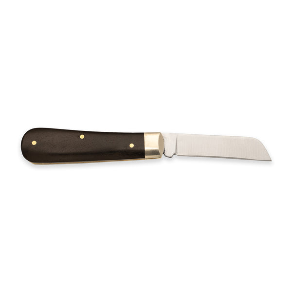 Sheepfoot - 71mm Blade - Ebony Handle