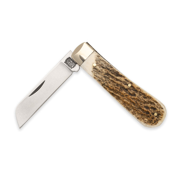 Sheepfoot - 71mm Blade - Stag Antler Handle