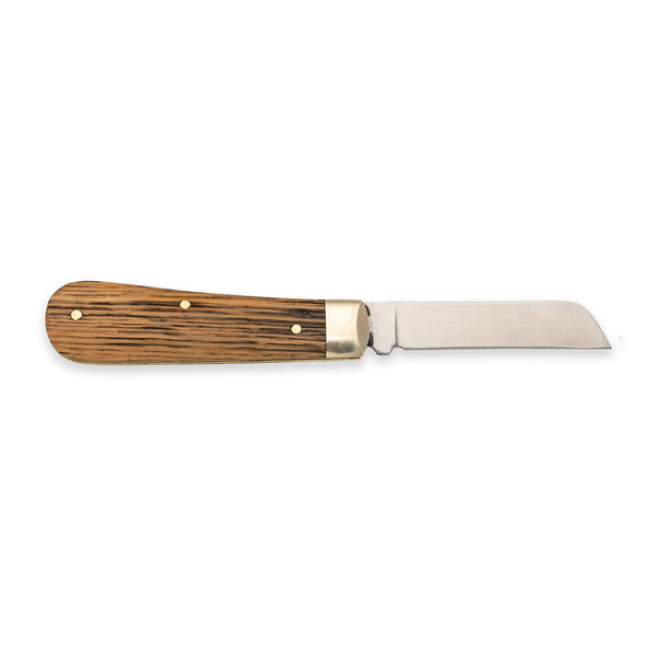 Sheepfoot - 71mm Blade - Whisky Barrel Oak Handle