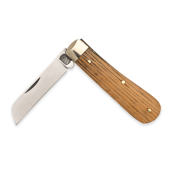 Sheepfoot - 71mm Blade - Whisky Barrel Oak Handle