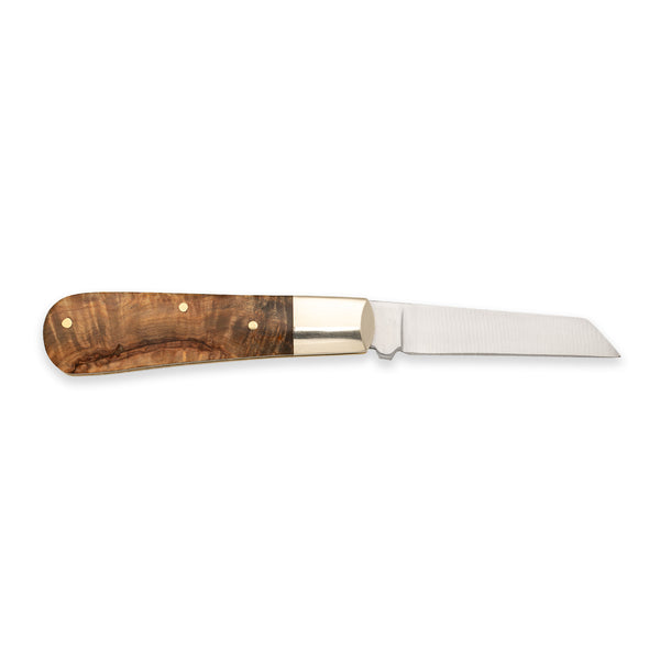 Barlow Lambfoot - 71mm Blade - Olive Wood Handle