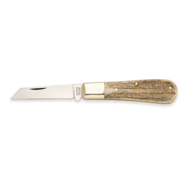 Barlow Lambfoot - 71mm Blade - Stag Antler Oak Handle