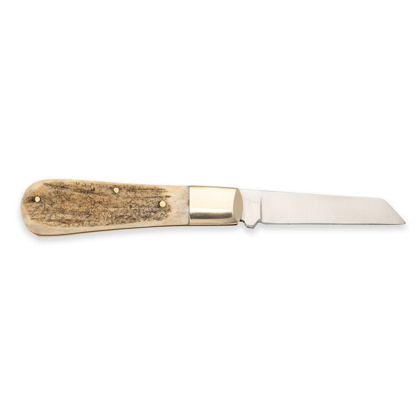 Barlow Lambfoot - 71mm Blade - Stag Antler Oak Handle