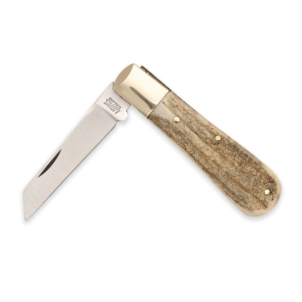 Barlow Lambfoot - 71mm Blade - Stag Antler Oak Handle