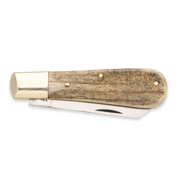 Barlow Lambfoot - 71mm Blade - Stag Antler Oak Handle