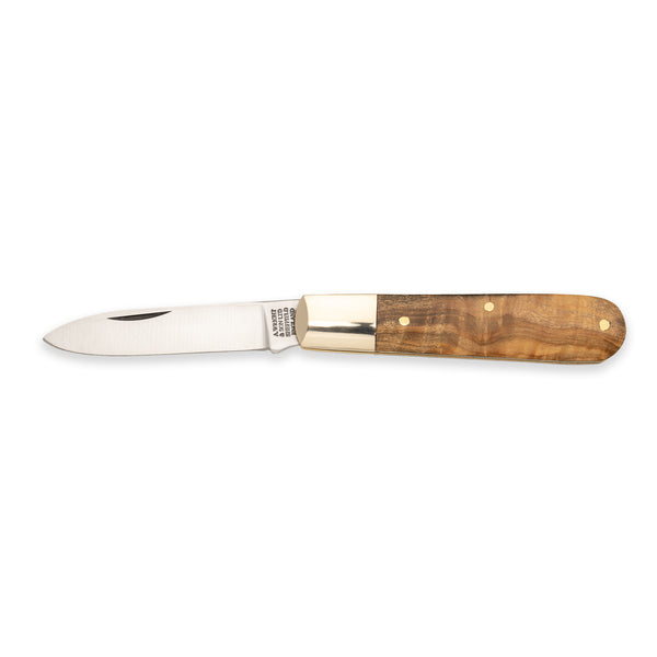 Barlow Spearpoint - 71mm Blade - Olive Wood Handle