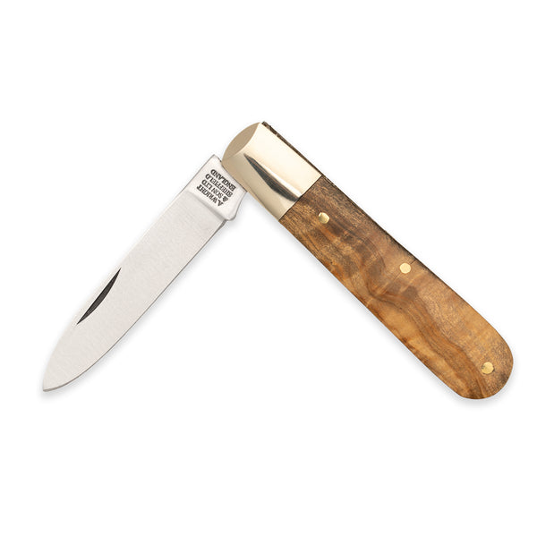 Barlow Spearpoint - 71mm Blade - Olive Wood Handle