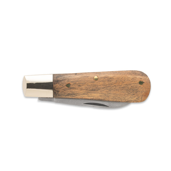 Barlow Tackler - 70mm Blade - Olive Wood Handle