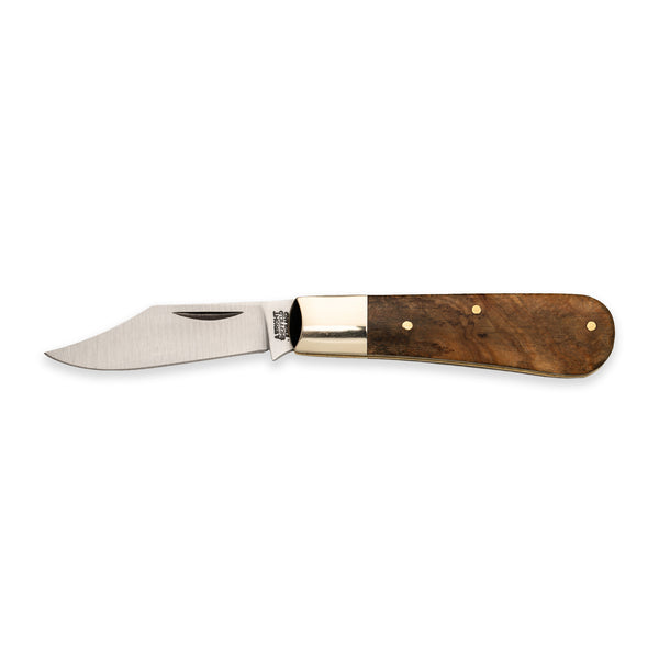 Barlow Clip Point - 70mm Blade - Olive Wood Handle