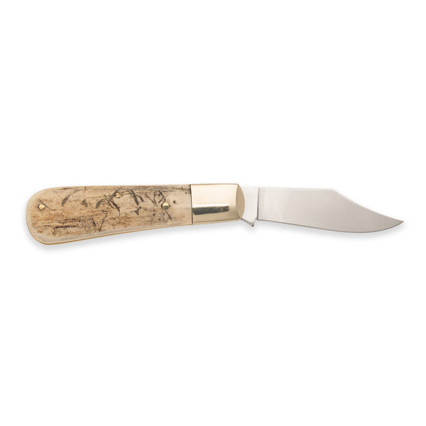 Barlow Clip Point - 70mm Blade - Stag Antler Handle