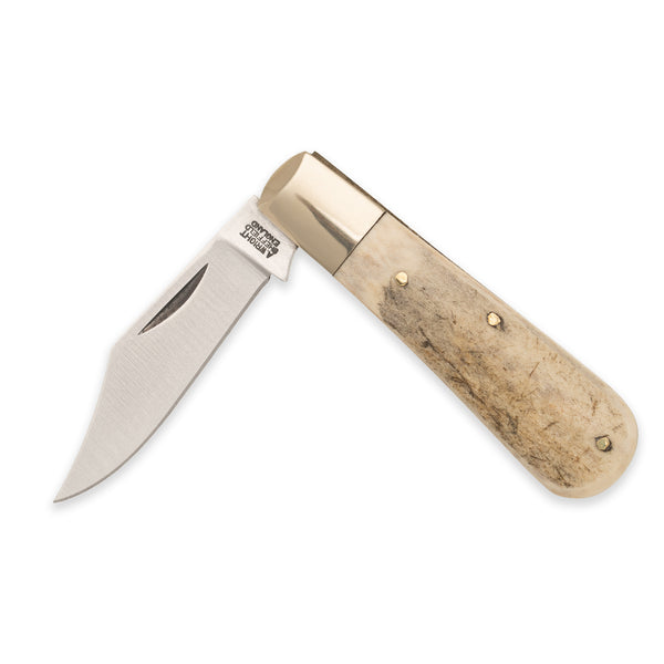 Barlow Clip Point - 70mm Blade - Stag Antler Handle
