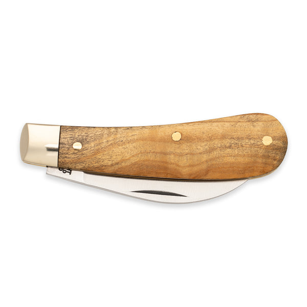 Peach Pruner - 60mm Blade - Olive Wood Handle