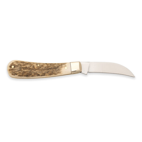 Peach Pruner - 60mm Blade - Stag Antler Handle