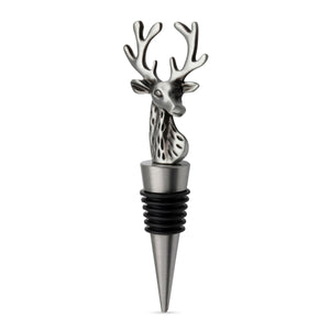 Taproom Stag Wine Stopper - Pewter