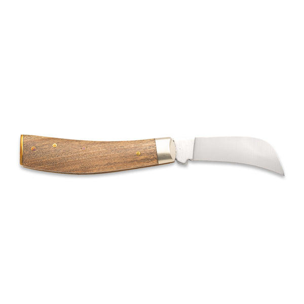 3 1/2" Pruner End Cap - 71mm Blade - Olive Wood Handle