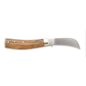 3 1/2" Pruner End Cap - 71mm Blade - Whisky Barrel Oak Handle