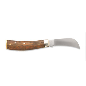 3 1/2" Pruner End Cap - 71mm Blade - Wood Handle
