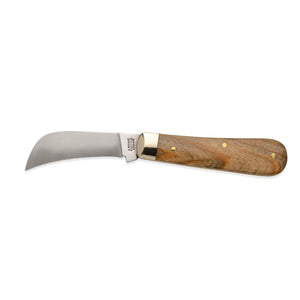 Pruner - 74mm Blade - Olive Wood Handle