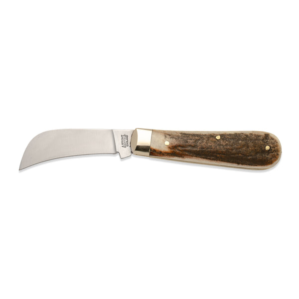 Pruner - 74mm Blade - Stag Antler Handle