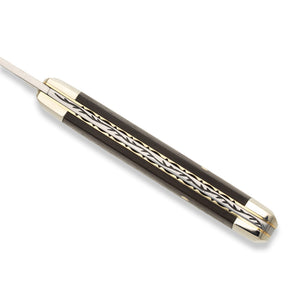 Senator - 71mm Blade - Ebony Handle with Chased Workback