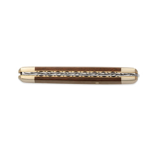 Senator - 71mm Blade - Snakewood Handle with Chased Workback