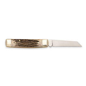 Senator - 71mm Blade - Stag Antler Handle