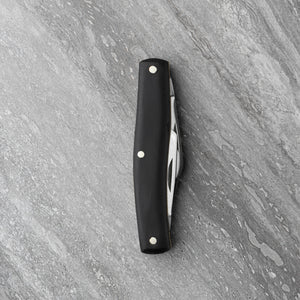 Stockman - Triple Blade - Black Resin Handle