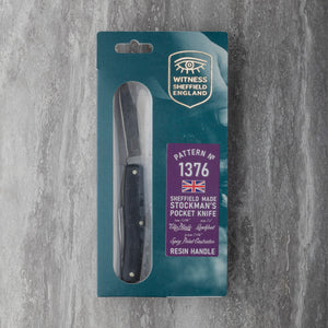 Stockman - Triple Blade - Black Resin Handle