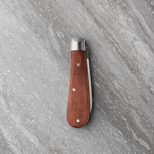 Spearpoint - 60mm Blade - Hardwood Handle