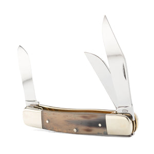 Stockman - Triple Blade - Ox Horn Handle