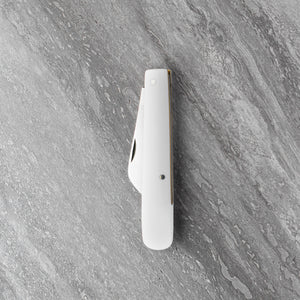 Budding Knife - 50mm Blade - White Resin Handle